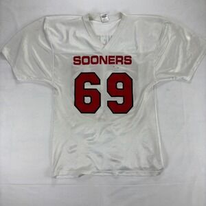 VTG Oklahoma Sooners Jersey Don Alleson Football White 69 Rivera Mens Medium